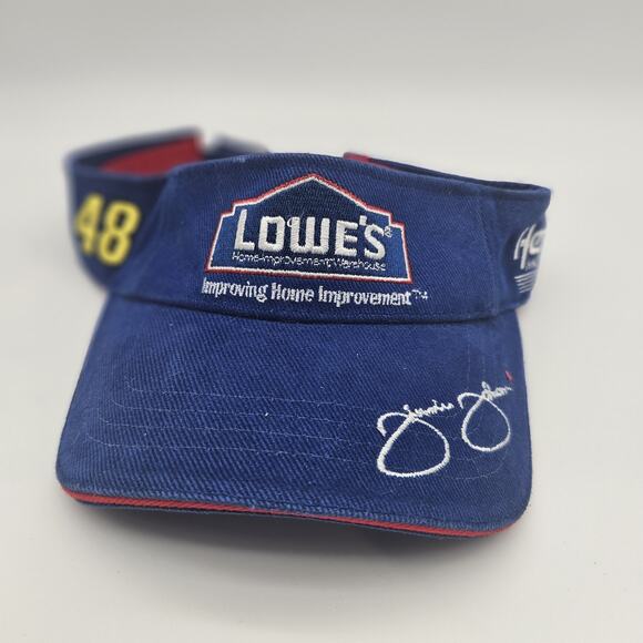 Hendrick Motorsports Hat Cap Strap Back NASCAR Racing Jimmie Johnson Mens 48 - Picture 1 of 9